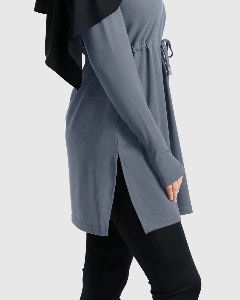 Workout - Ensemble d’entraînement Modest Gris 3 pièces