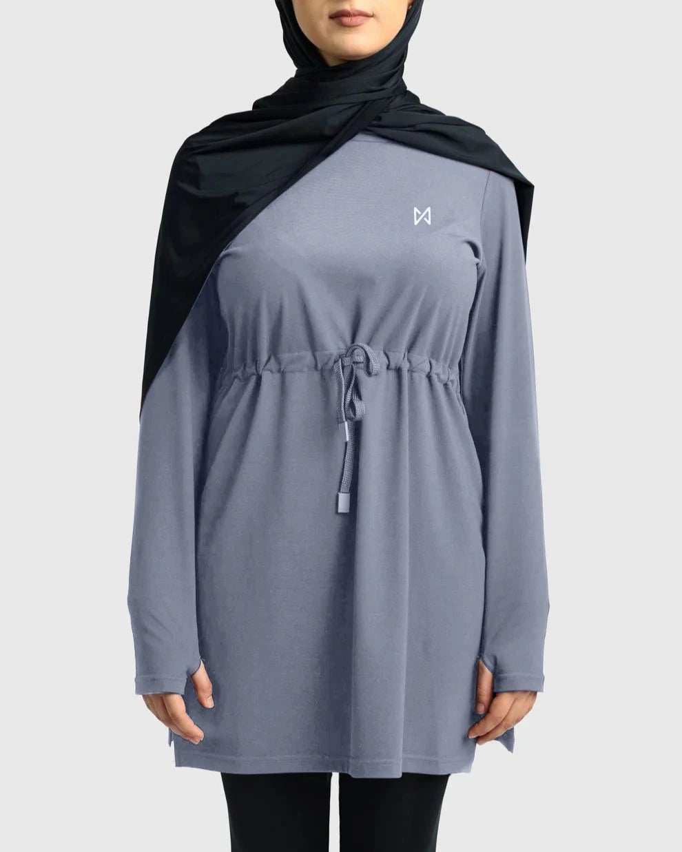 Workout - Ensemble d’entraînement Modest Gris 3 pièces